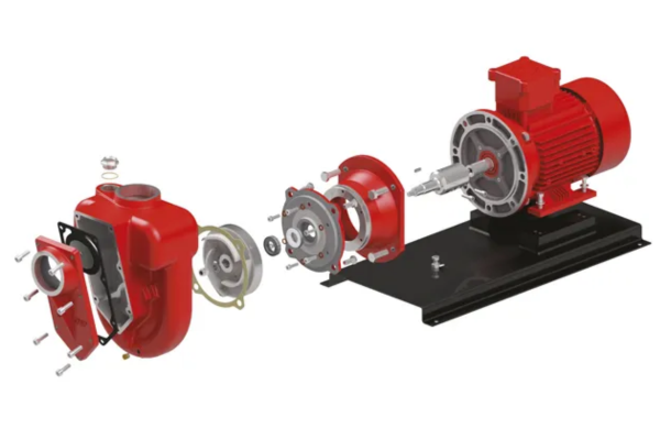 Self priming electric pumps for gas oil