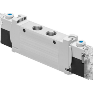 Electrically and pneumatically actuated directional control valves
