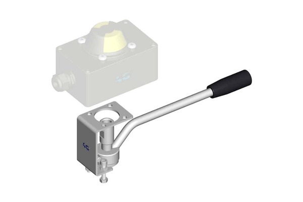 KIT FOR STANDARD BOX ASSEMBLING WITH LEVER FOR ISO 5211-B VALVES