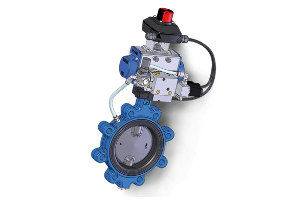 Butterfly Valve -  Rubber inflatable seated valve