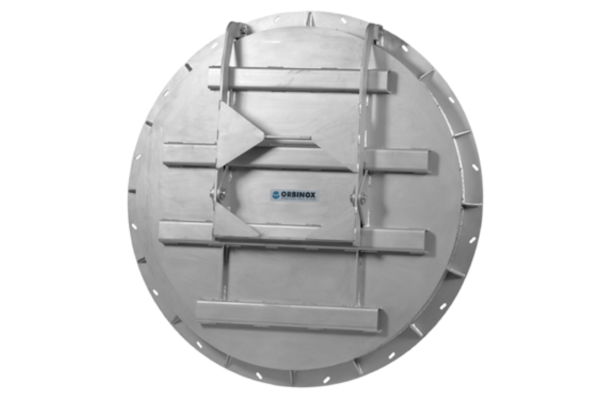 Round flap gate penstock